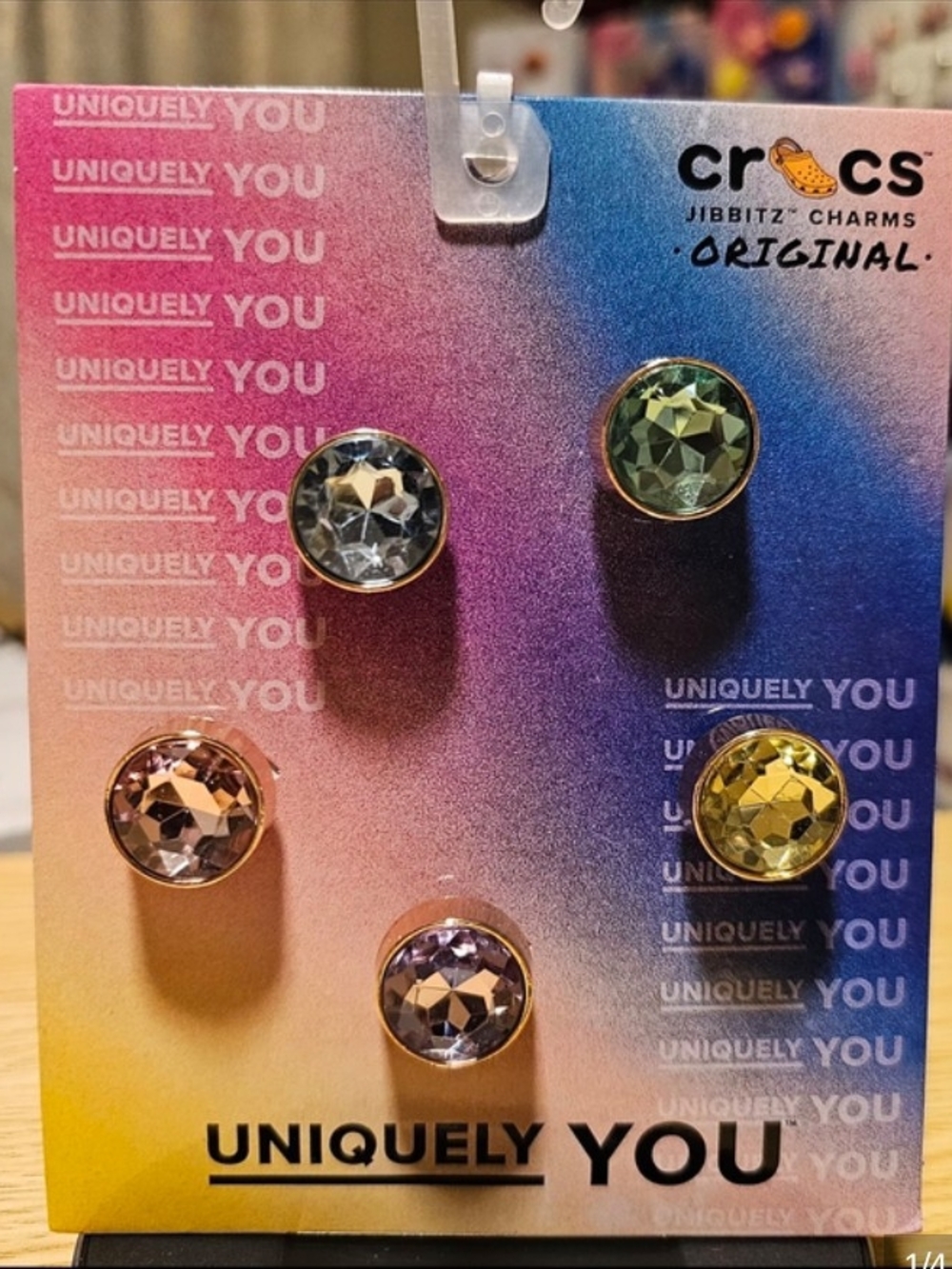 Croc Shoes Gem Stone Charms